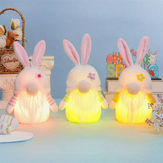 Luminous Easter Rabbit Faceless Baby Doll