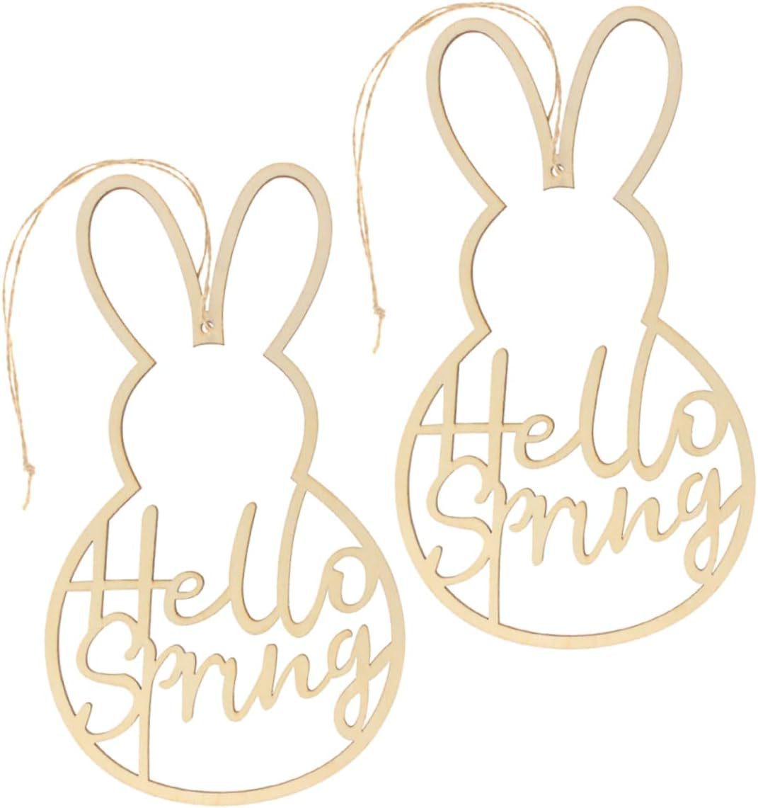 Easter Hollow Rabbit Crafts Wooden