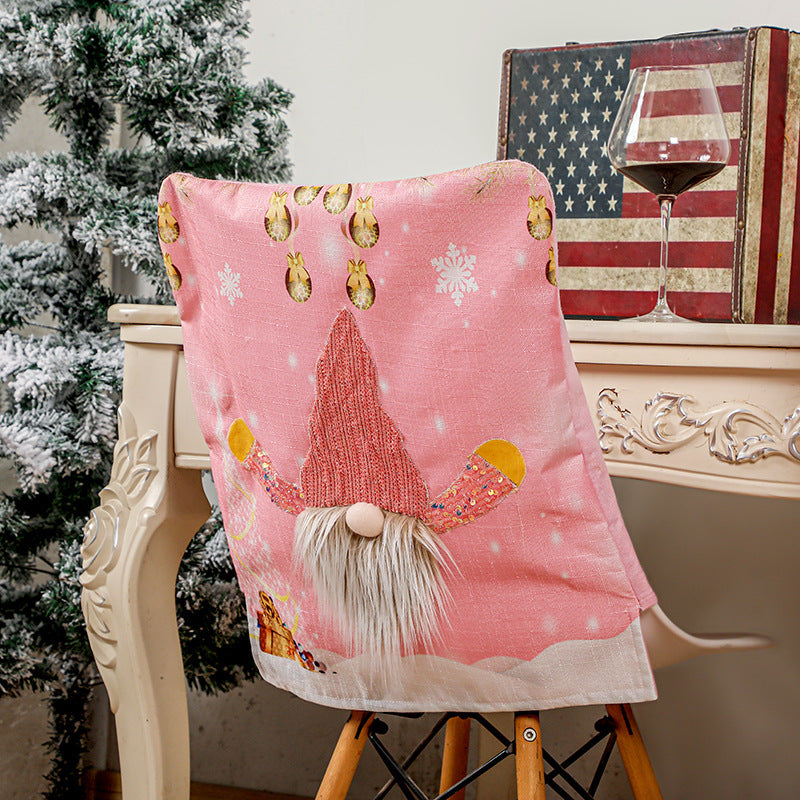 Christmas Decorations Chair Cover