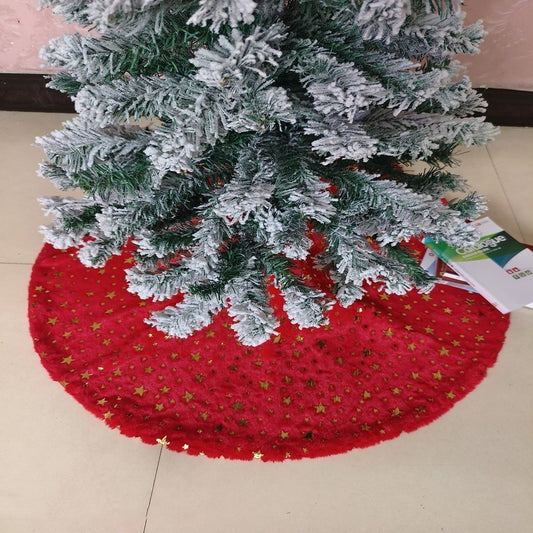 Red Christmas-tree Skirt Decorations