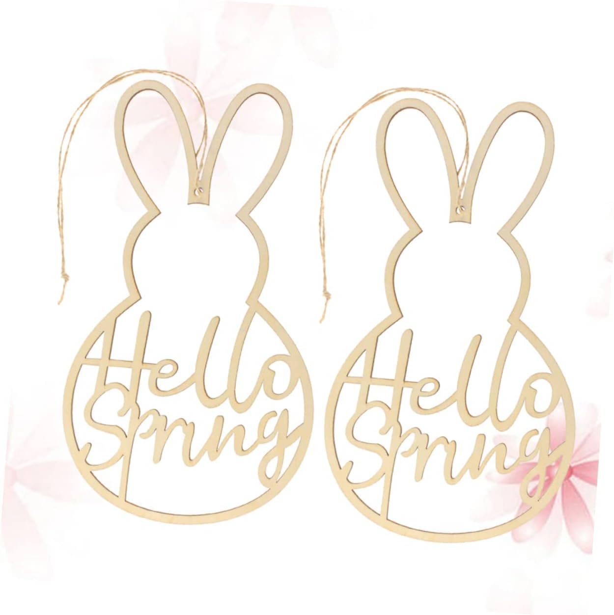 Easter Hollow Rabbit Crafts Wooden