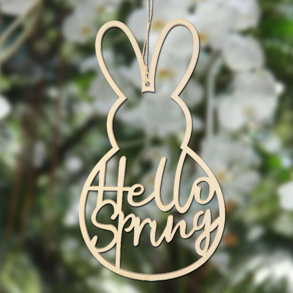 Easter Hollow Rabbit Crafts Wooden