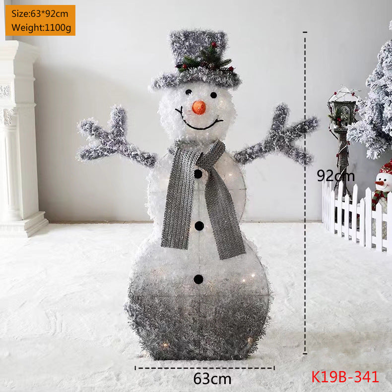 Christmas Fashion Luminous Snowman Decorations Ornaments