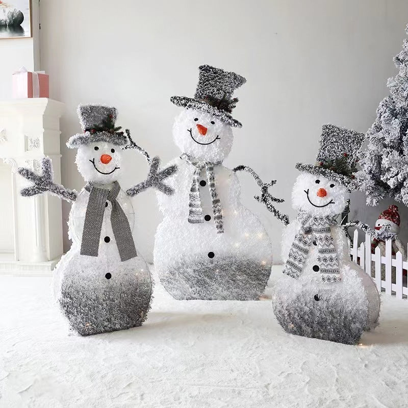 Christmas Fashion Luminous Snowman Decorations Ornaments